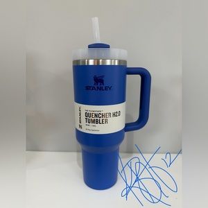 Stanley 40oz IRIS BLUE The Flowstate Quencher H2.0 Tumbler NWT 40 Ships ASAP!
